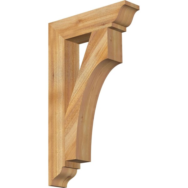 Ekena Millwork Westlake Traditional Rough Sawn Bracket, Western Red Cedar, 4"W x 18"D x 30"H BKT04X18X30WTL01RWR - main